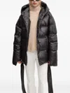 Mmc Studio Jesso Hooded Padded Jacket In Black