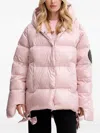 Mmc Studio Jesso Hooded Tie Jacket In Pink
