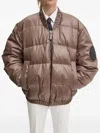Mmc Studio Luka Quilted Jacket In Brown