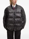 Mmc Studio Luka Quilted Zip Jacket In Black