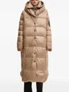 Mmc Studio Mila's Hooded Padded Coat In Neutral