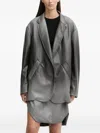 Mmc Studio Ombré Oversized Jacket In Gray