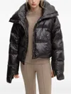 Mmc Studio Rafo Padded Hooded Jacket In Black