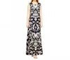 Mme.mink Garden Dress In Noir