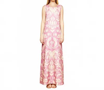 Mme.mink Garden Dress In Rose