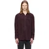 Mmic バーガンディ Drape シャツ In Wine