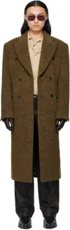 Mmic Khaki Noir Coat In Brown