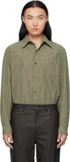 Mmic Khaki Rogue Shirt In Green