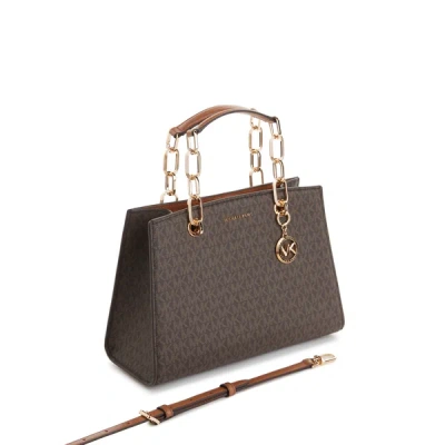 Michael Michael Kors Cynthia Handbag In Brown