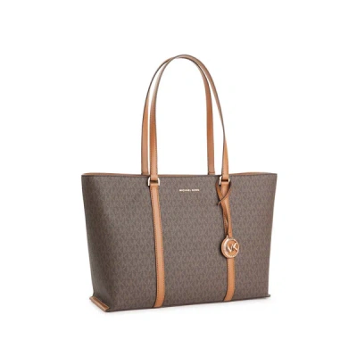 Michael Michael Kors Temple Tote Bag In Brown