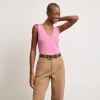 M.m.lafleur Alecia V-neck Tank In Lotus