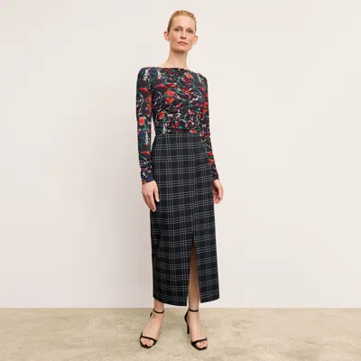 M.m.lafleur Amara Skirt In Plaid