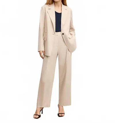 M.m.lafleur Arlo Breeze Pants In Natural In Brown