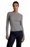 M.m.lafleur Beck Ribbed Merino Sweater In Gray