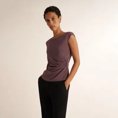 M.m.lafleur Brooke Definition Top - Eco Soft Wave In Hazy Mauve