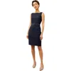 M.m.lafleur Cynthia Italian Wool Twill Dress In Multi