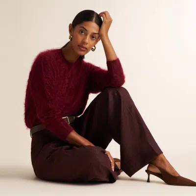 M.m.lafleur Davina Luxe Sweater - Long Haired Cashmere In Multi