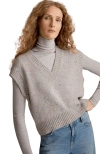 M.m.lafleur Eloise Confetti Wool Vest In Gray