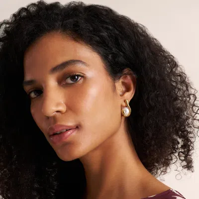 M.m.lafleur Estelle Earrings In Gold