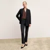 M.m.lafleur Foster Powerstretch Cigarette Pants In Black