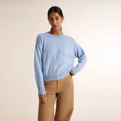 M.m.lafleur Giselle Cable Sweater - Cashmere In Multi