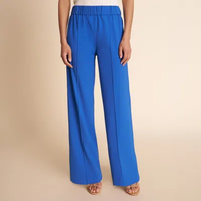 M.m.lafleur Harmon Travel Trouser - Origamitech In Ocean Blue