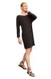 M.m.lafleur Ivana Toss-on Dress In Black