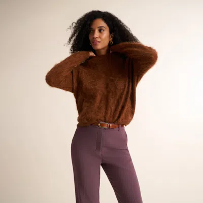 M.m.lafleur Lata Belt In Cognac/gold