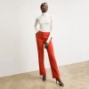 M.m.lafleur Lowen Jetset Pant In Ginger With Topstitch