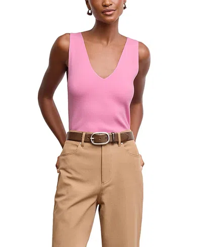 M.M.LAFLEUR M. M.LAFLEUR ALECIA V-NECK TANK TOP - 365KNIT