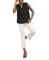 M.m.lafleur The Emmy Top - Eco Soft Wave In Black