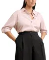 M.m.lafleur M. M.lafleur Filomina Knit Poplin Friday Shirt In Tulip