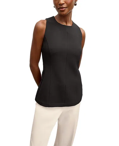 M.m.lafleur M. M.lafleur Flex Suiting Lucia Top In Black