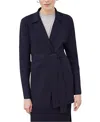M.m.lafleur M. M.lafleur Women's Merritt Ribbed Jardigan Knit Blazer In Navy