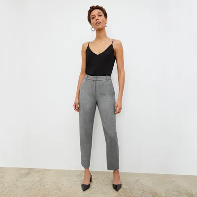 M.m.lafleur Mejia Pant - Sharkskin In Black / White