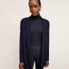 M.m.lafleur Merritt Wrap Jardigan In Dark Navy