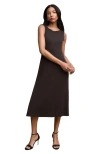 M.m.lafleur Milano Drape Dress In Black