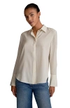 M.m.lafleur Mira Printed Washable Silk Anywhere Shirt In Neutral