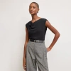 M.m.lafleur The Orchard Skirt - Washable Silk In Black
