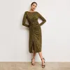 M.m.lafleur M. M.lafleur Rani Slinky Printed Jersey Dress In Multi