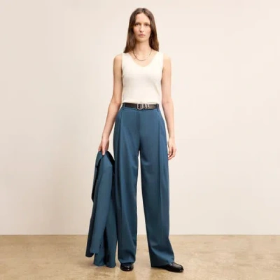 M.m.lafleur Rina Sculptural Pant In Bluebell
