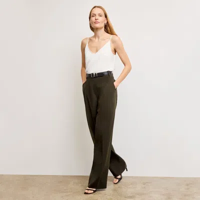 M.m.lafleur Rina Sculptural Pant In Olive