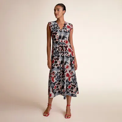 M.m.lafleur Sippy Day-to-night Dress - Printed Washable Silk In Freesia Print