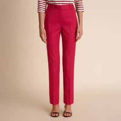 M.m.lafleur Smith Straight Trouser - Italian Wool Twill In Sunset