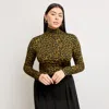 M.m.lafleur The Axam Turtleneck - Printed Jersey In Bloom Print
