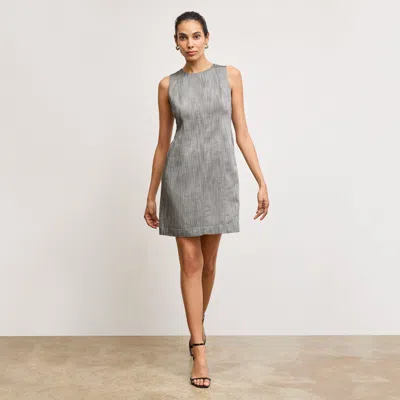 M.m.lafleur Carolina Shift Dress In Gray