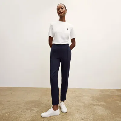 M.m.lafleur The Colby Pant - Origamitech In Dark Navy