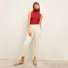 M.m.lafleur The Daria Jean - Better Than Denim In Red