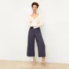 M.m.lafleur The Elena Culotte-origamitech In Cool Charcoal
