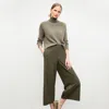 M.m.lafleur The Elena Travel Culotte - Origamitech In Olive